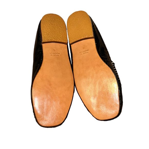 New Mystique Black Snake Slide Loafer 9 - Picture 3 of 6